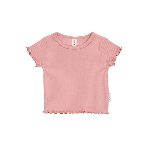 Huxbaby Rose Rib Tee