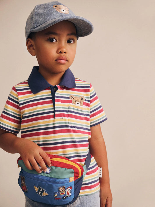 Huxbaby Polo Tee Vintage Stripe