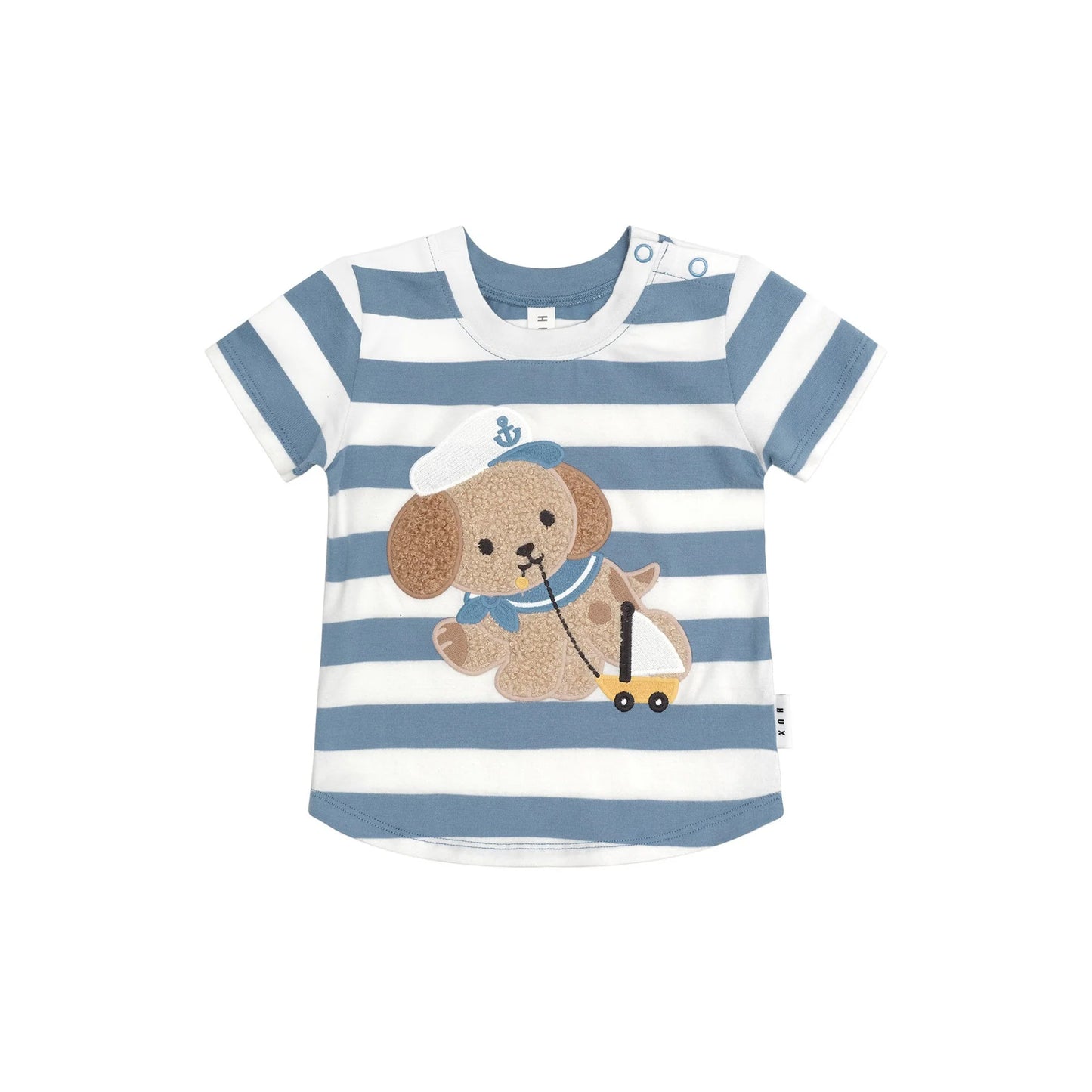 Huxbaby Sailor Pup Stripe T-Shirt