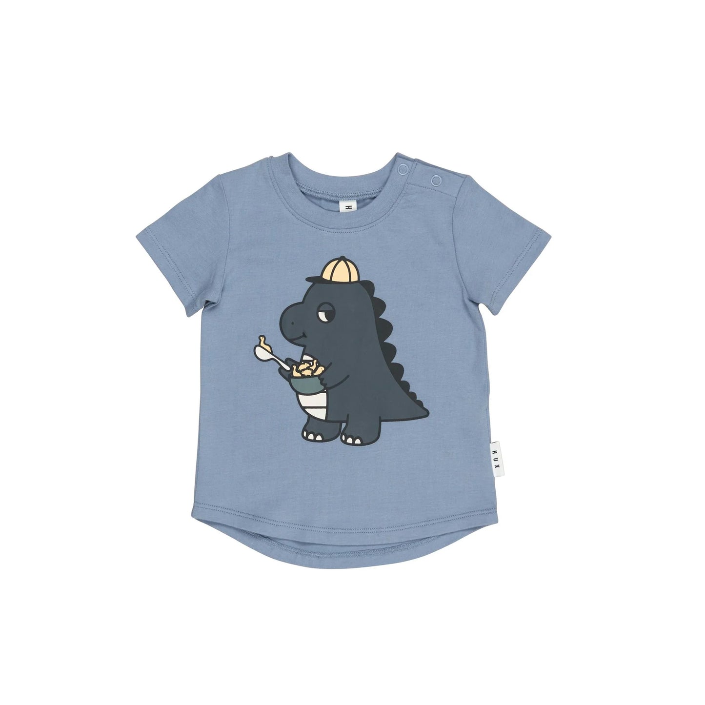 Huxbaby Dino Pasta T-Shirt | Blue