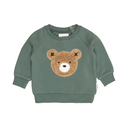 Huxbaby Furry Huxbear Sweatshirt | Spruce