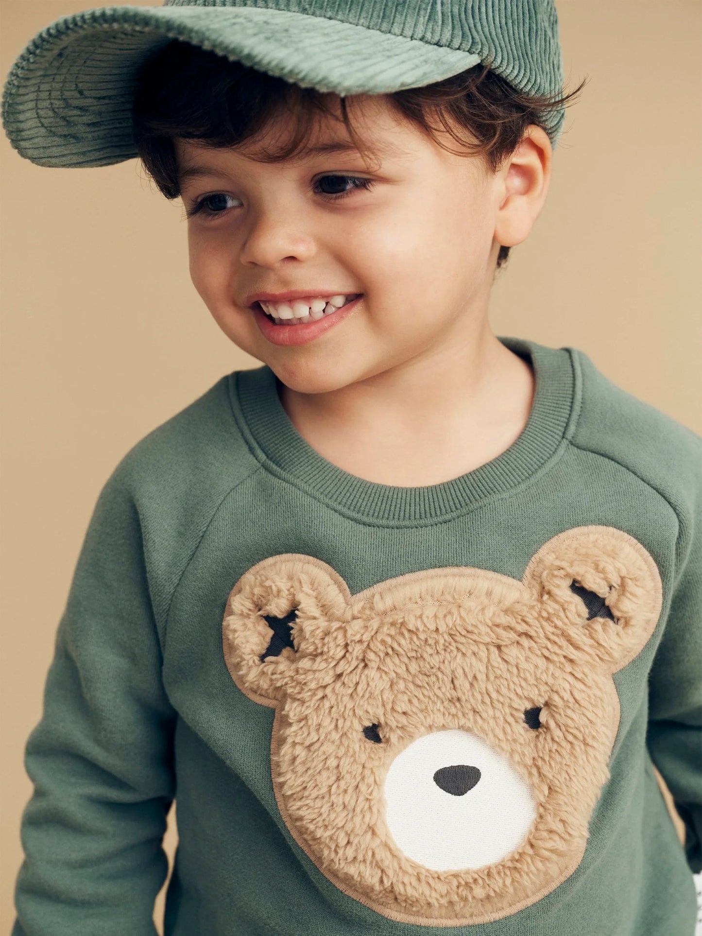 Huxbaby Furry Huxbear Sweatshirt | Spruce
