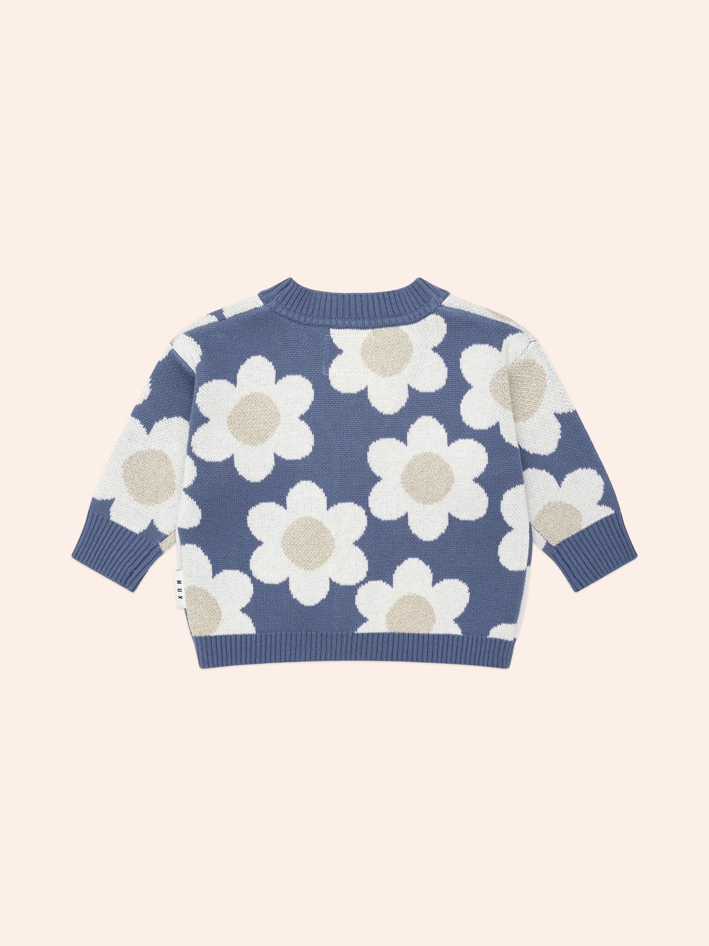 Huxbaby Midnight Daisy Boxy Cardi