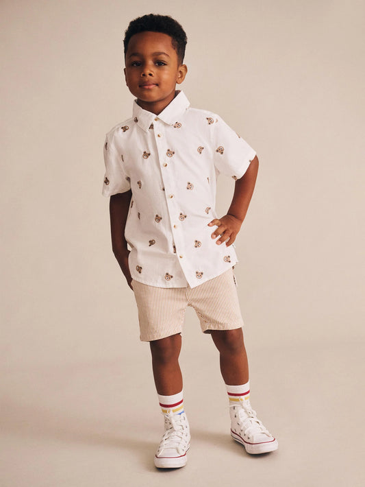 Huxbaby Sandbox Stripe Chino Shorts