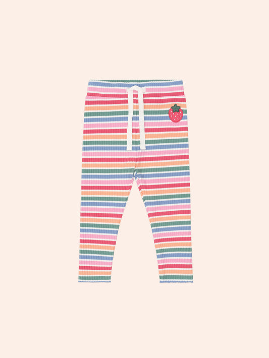 Huxbaby Tutti Frutti Stripe Legging