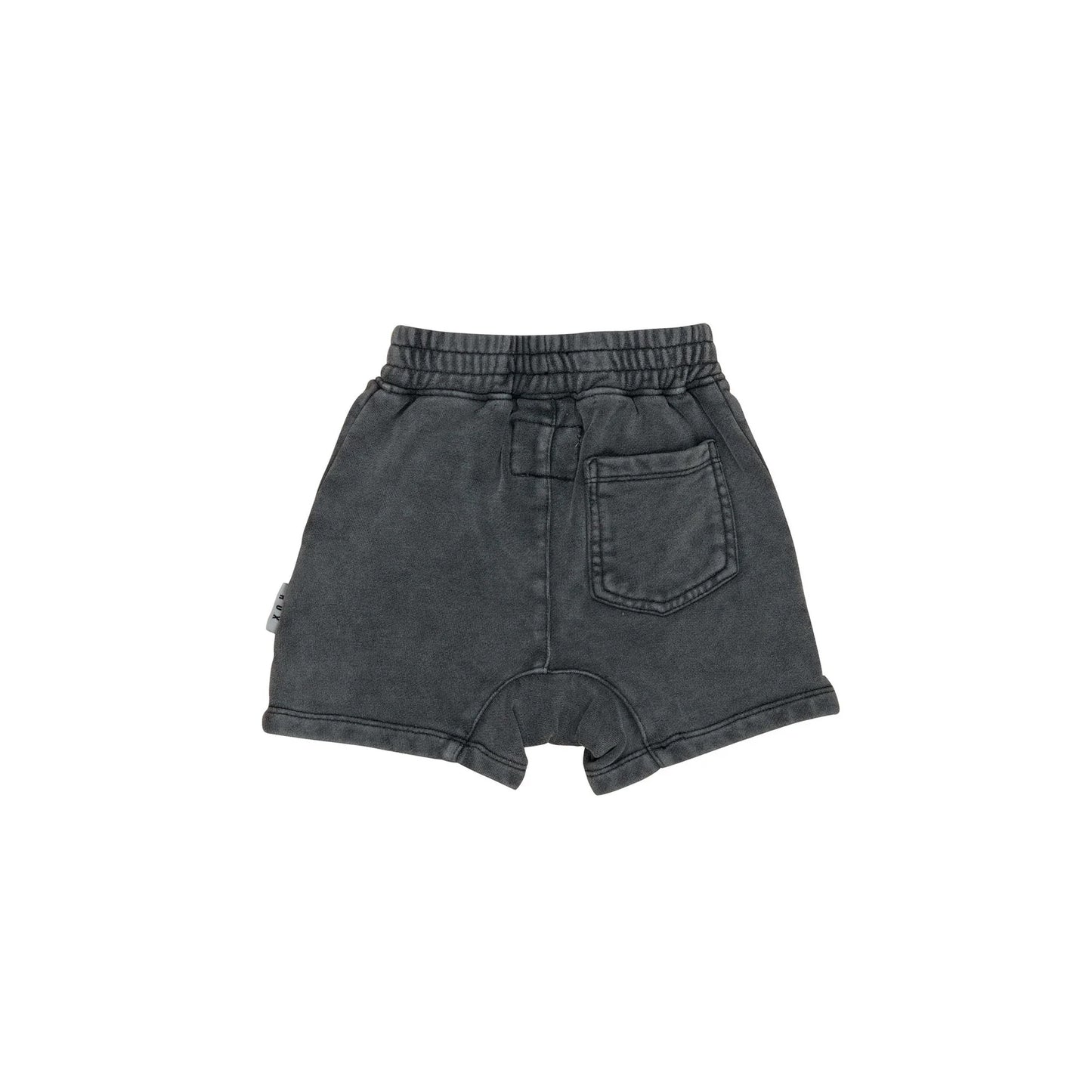 Huxbaby Vintage Black Jersey Slouch Shorts