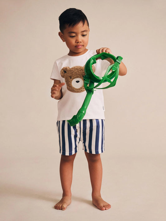 Huxbaby Nautical Stripe Swim Short