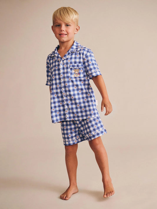 Huxbaby Huxbear Check PJs
