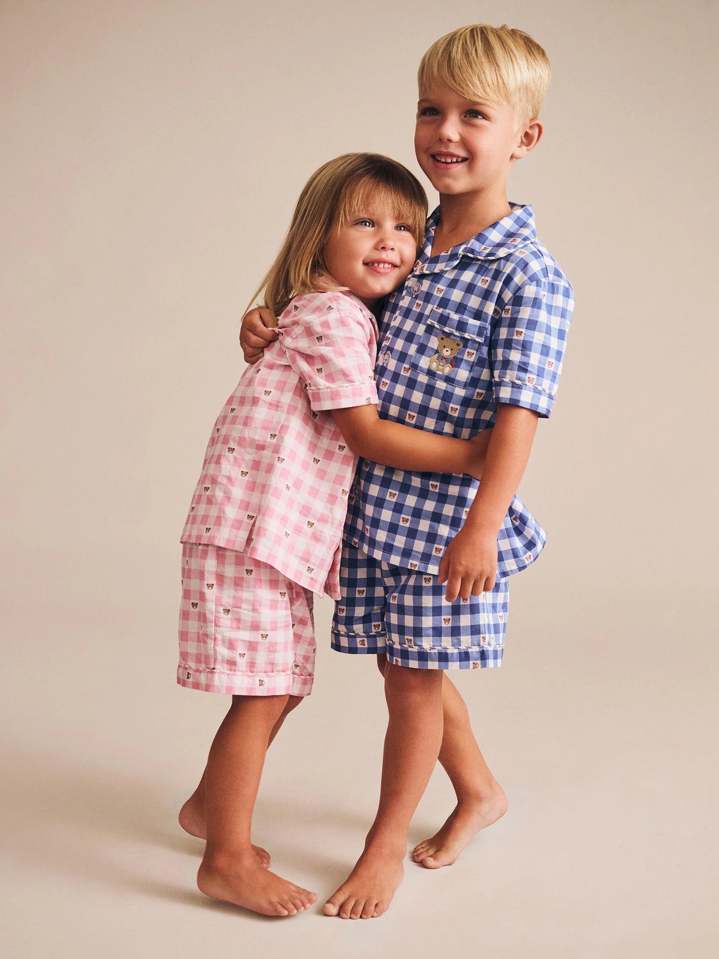 Huxbaby Huxbear Check PJs