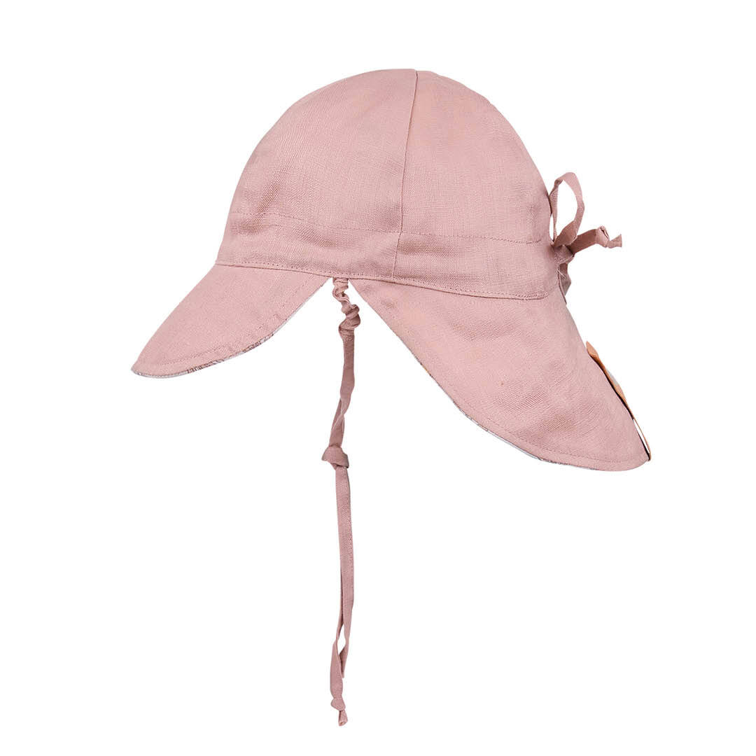 Bedhead 'Lounger' Flap Sun Hat - Paris/Rosa