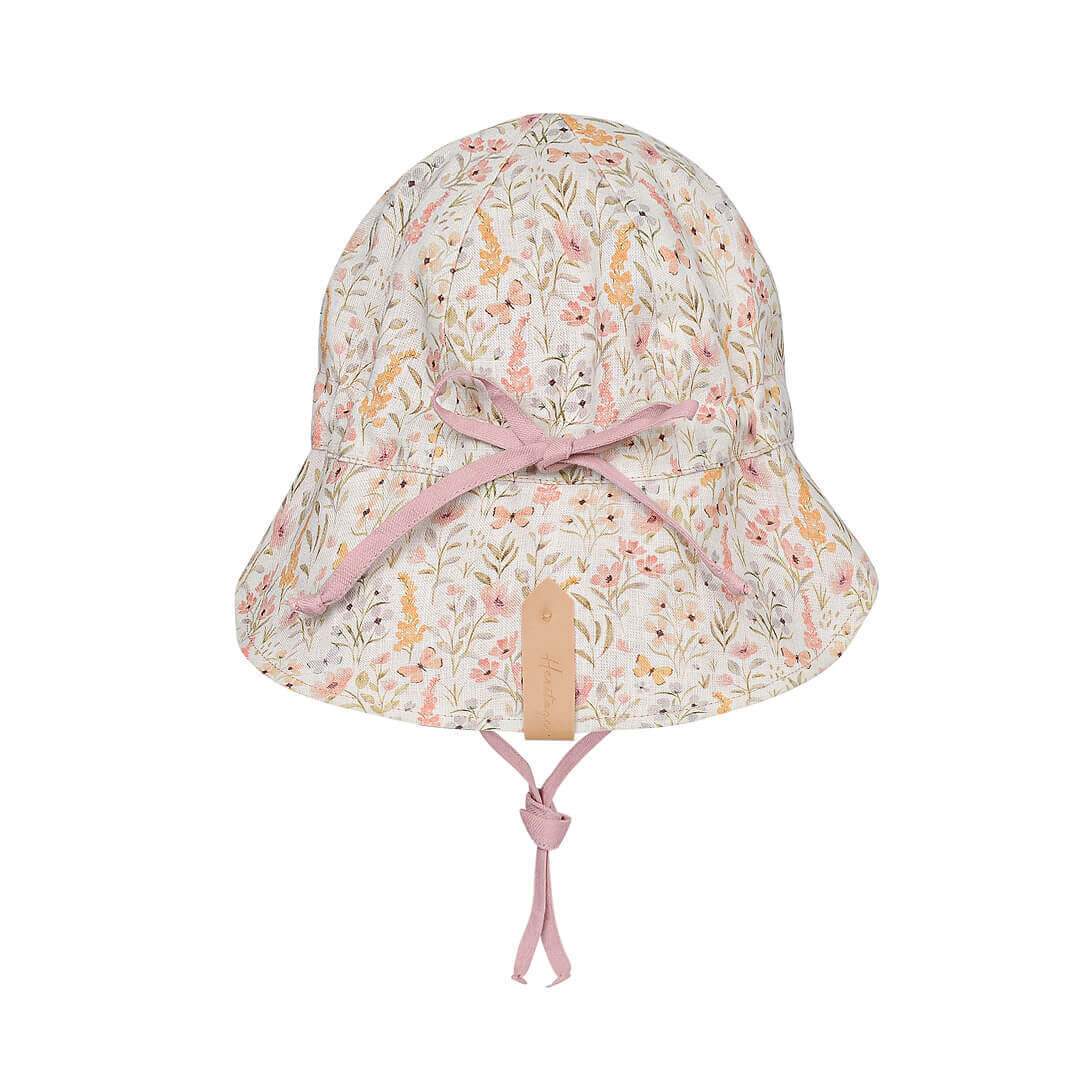 Bedhead 'Lounger' Flap Sun Hat - Paris/Rosa