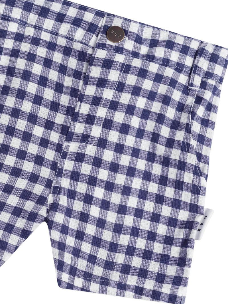 Huxbaby Check Chino Shorts