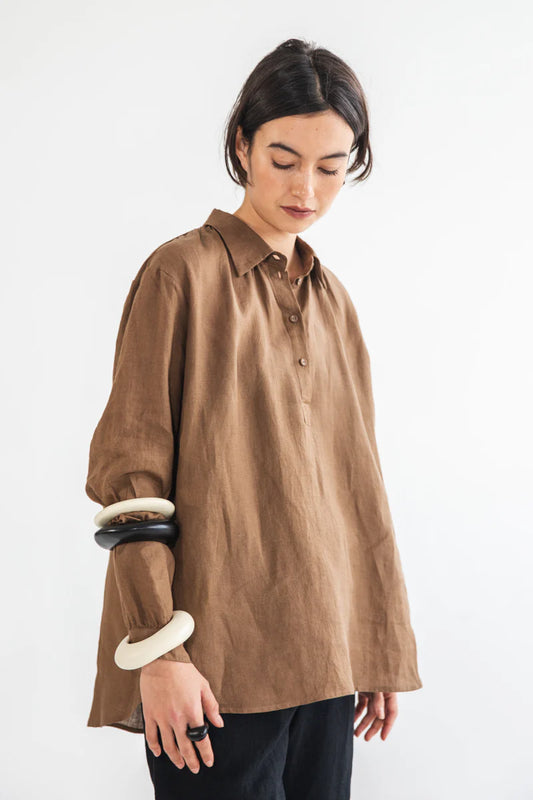 Theodora Shirt - Cinnamon