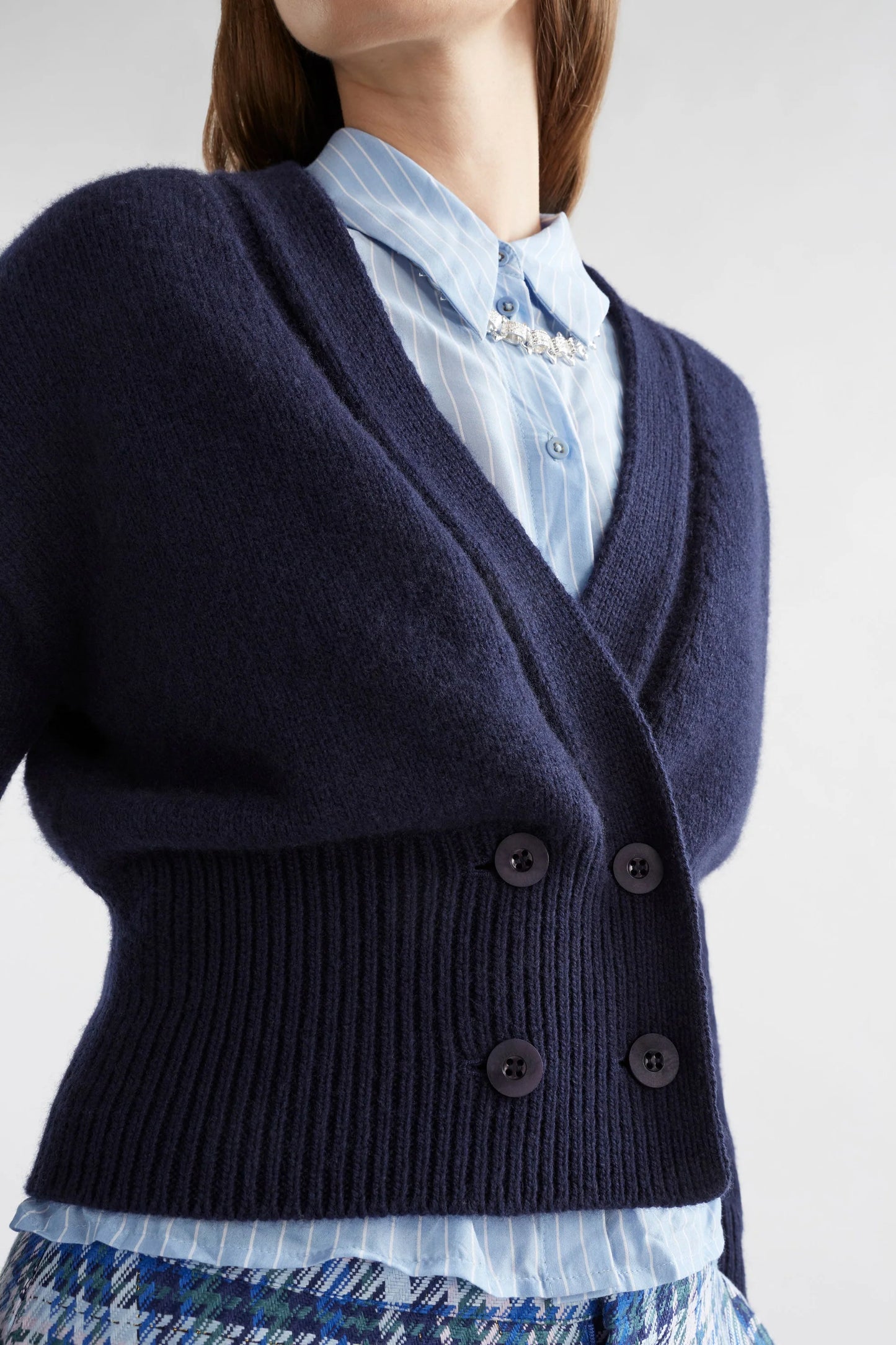 Elk Knytte Cardigan | New Navy