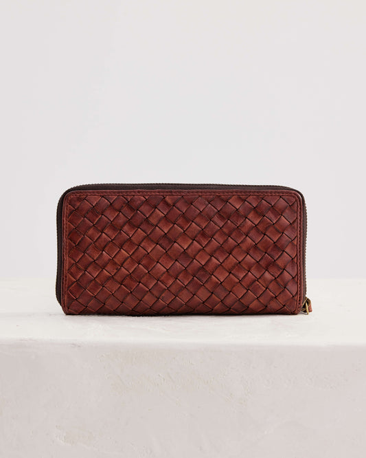 Juju & Co. Large Basque Wallet - Amber