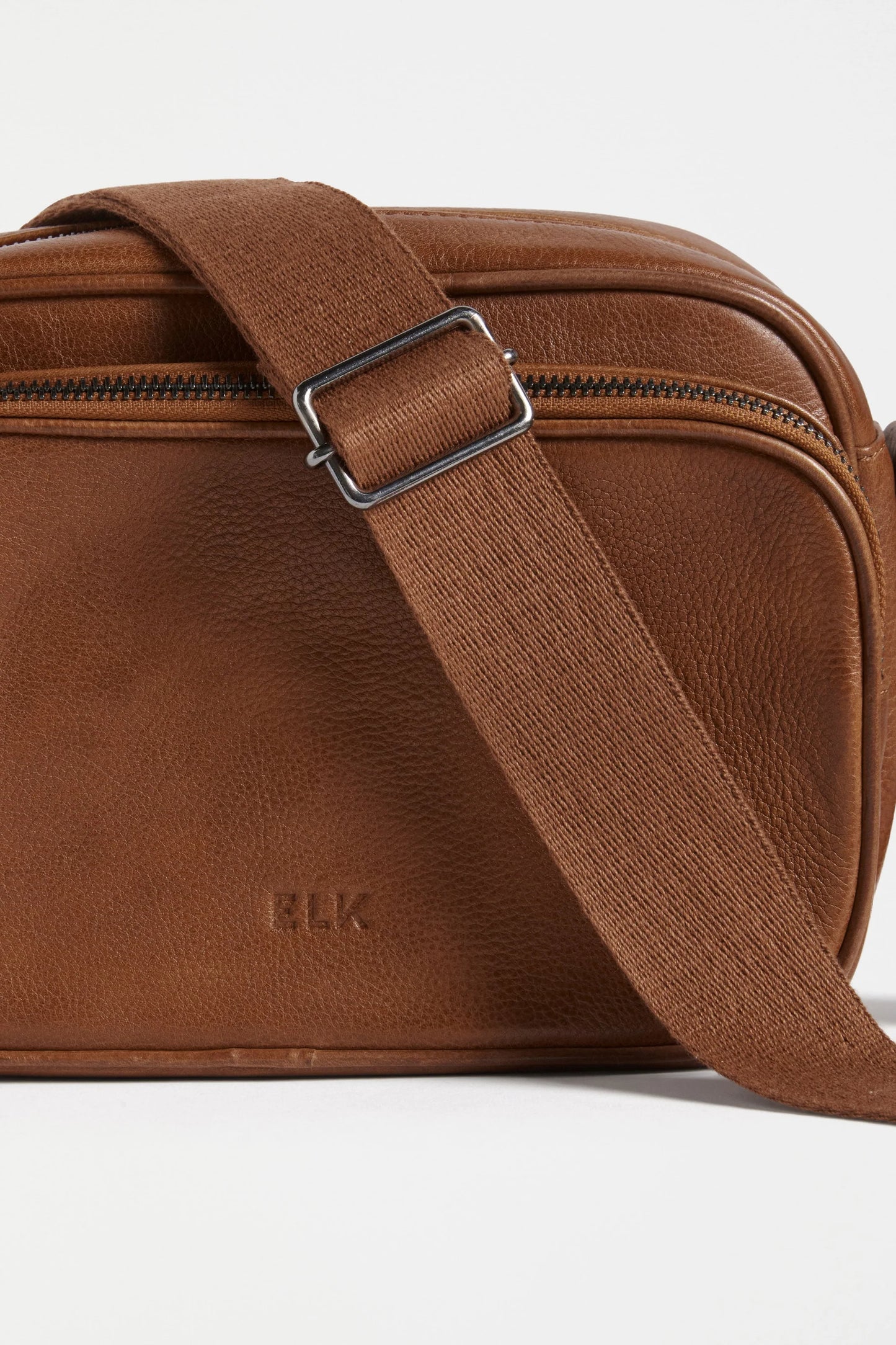Elk Kassel Leather Crossbody Bag | Tan