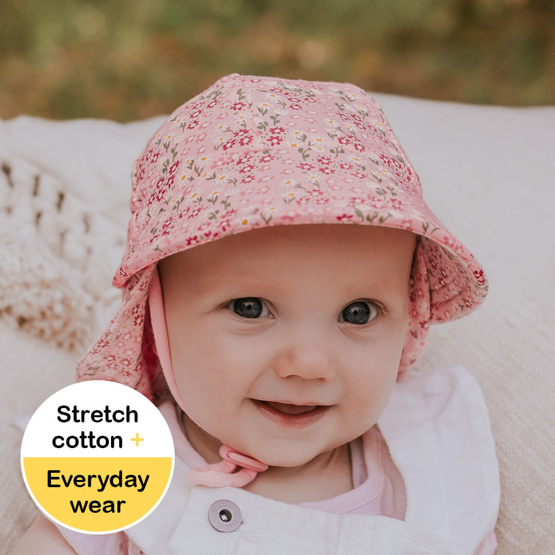 Bedhead Legionnaire Flap Sun Hat - Floral Bridgette