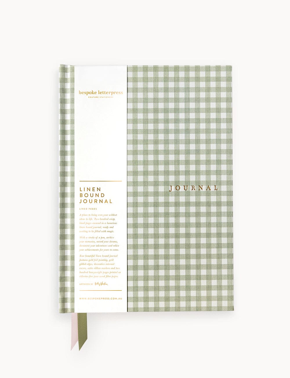 Linen Bound Journal | Sage