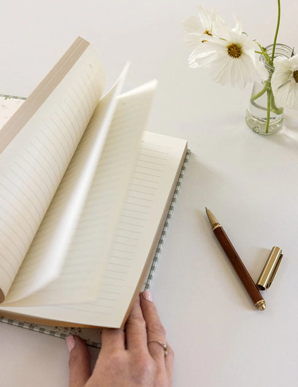 Linen Bound Journal | Sage