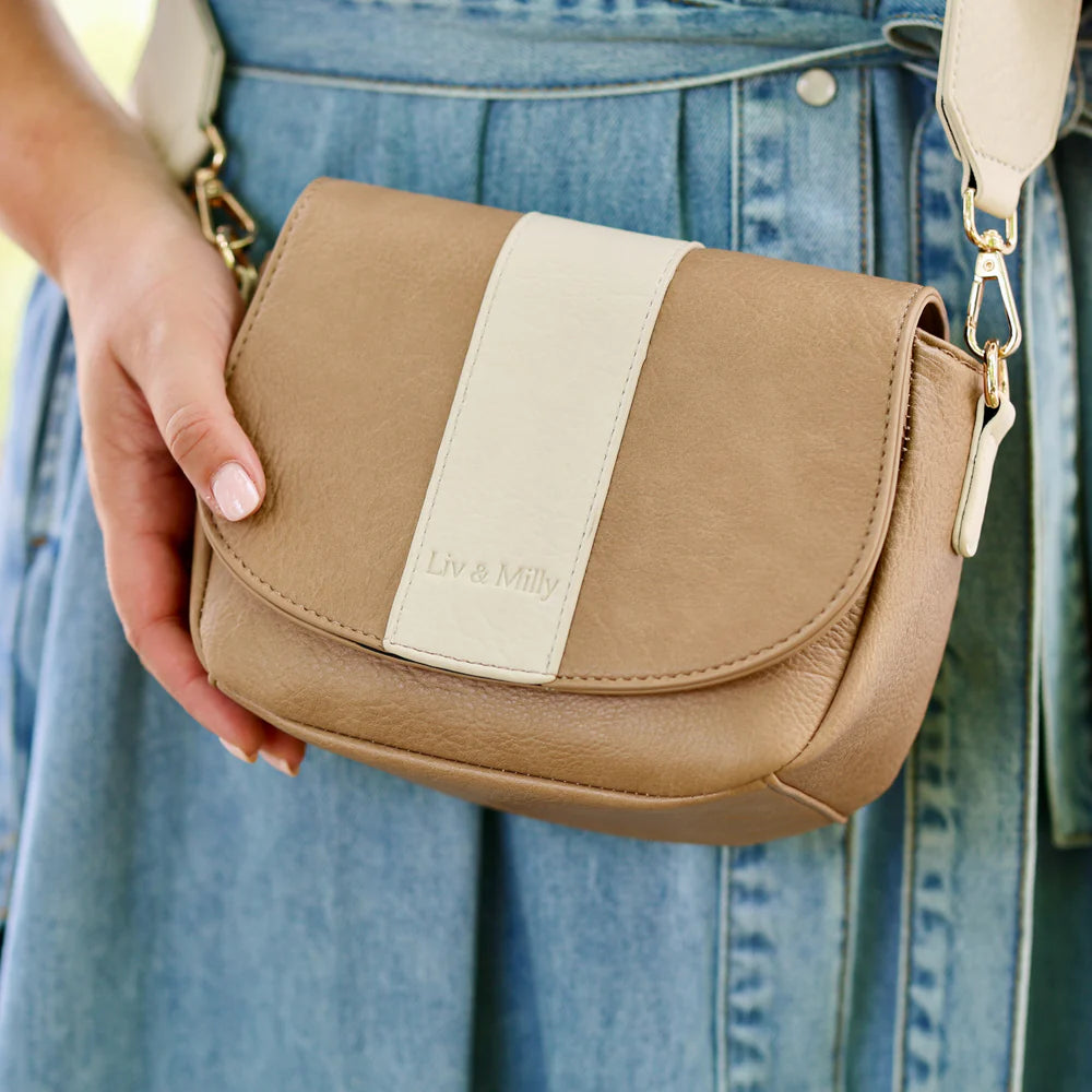 Lizzie | Caramel/Chalk