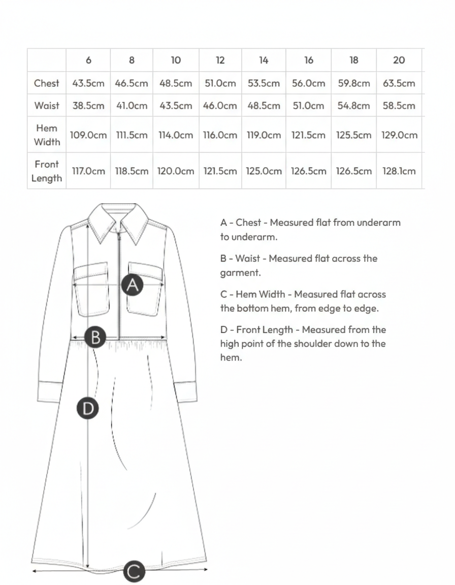 Nancybird Myra Dress - Dark Wash