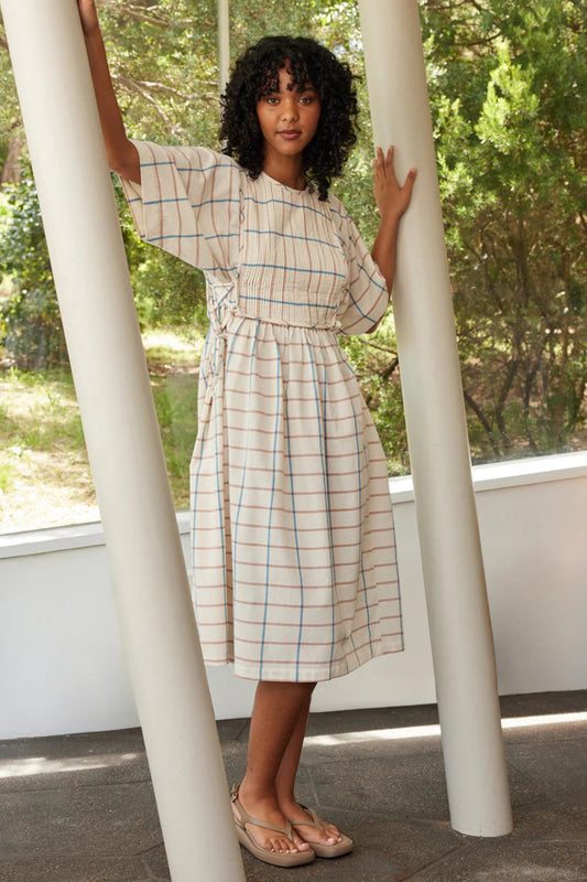 Nancybird Athena Dress | Cream Check