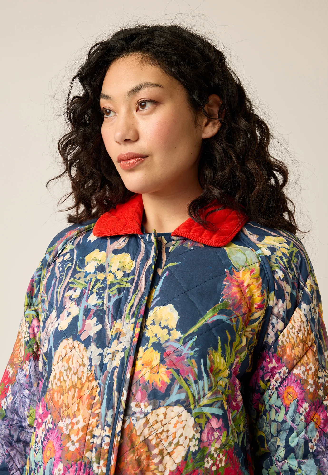 Nancybird Flora Trench Coat- Blossom Bouquet