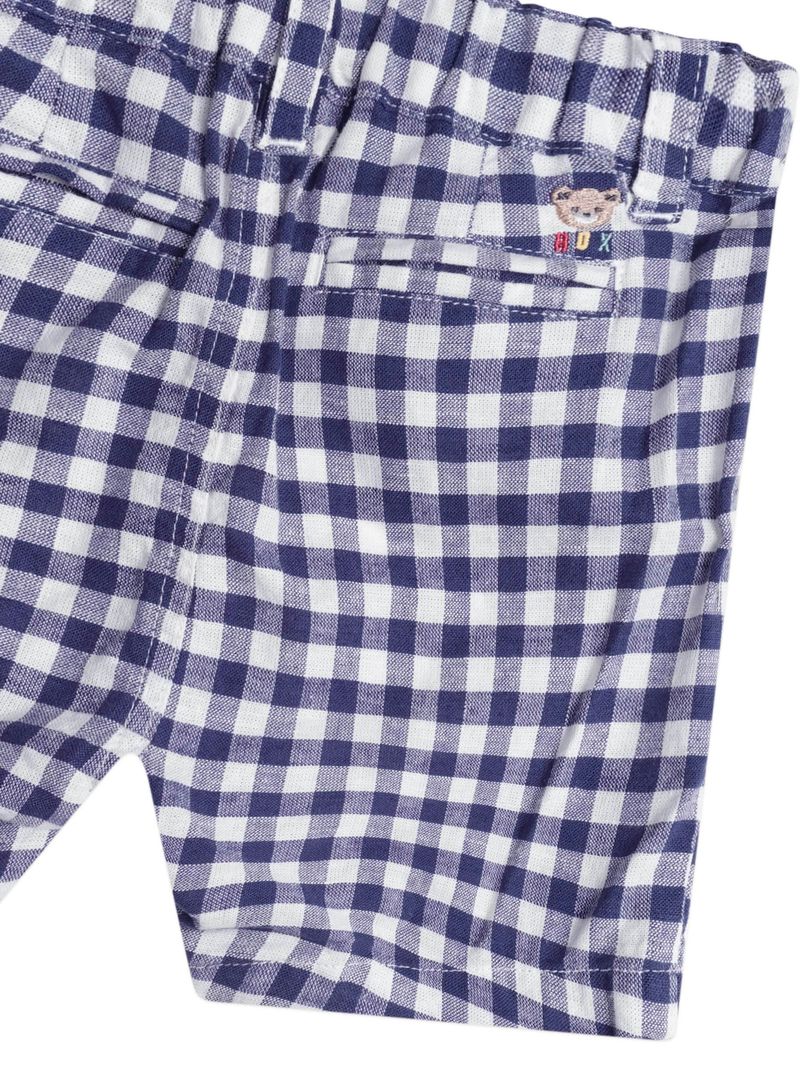 Huxbaby Check Chino Shorts