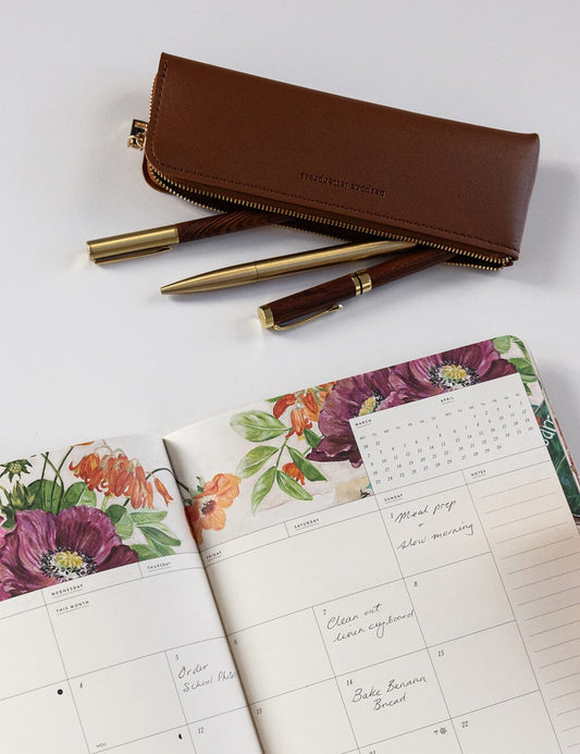 Pencil Case Slim - Espresso