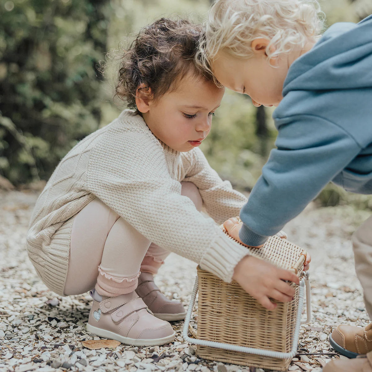 Heart Boot 1st Walker | Blush
