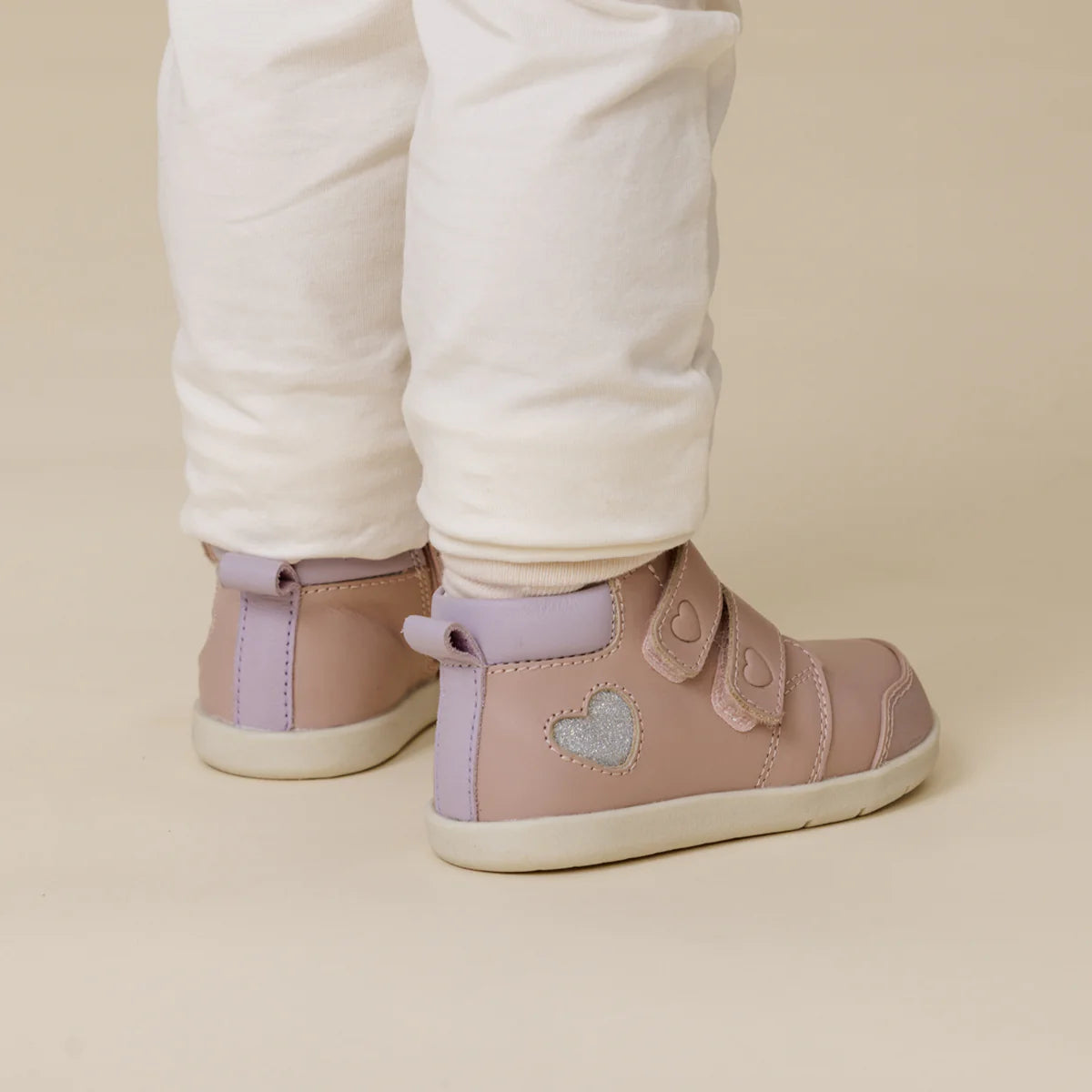 Heart Boot 1st Walker | Blush