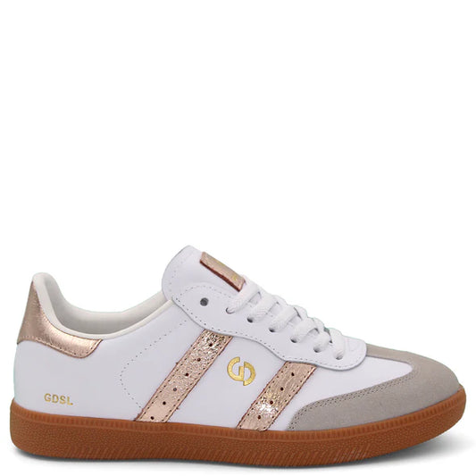 Goodsole 2001 Parallel - White / Gold Leather