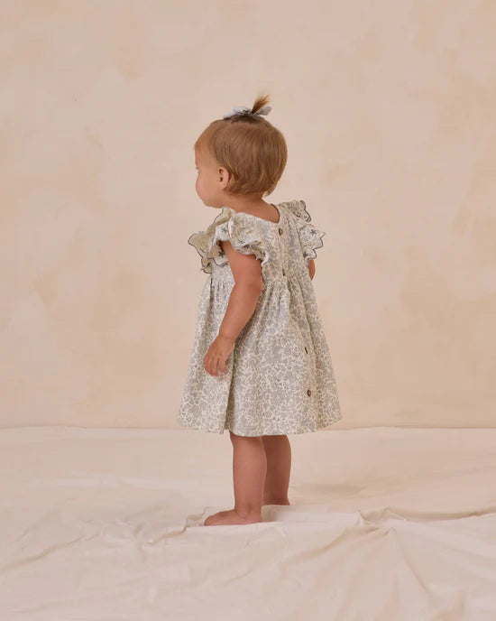 Quincy Mae Alina Dress | Blue Blossom