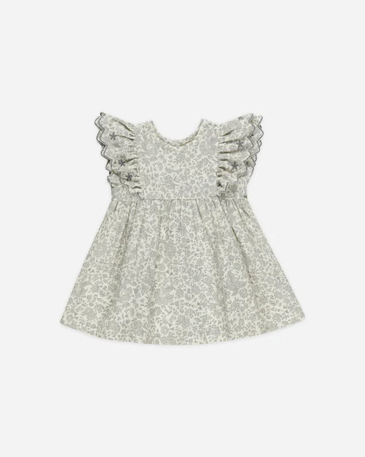 Quincy Mae Alina Dress | Blue Blossom