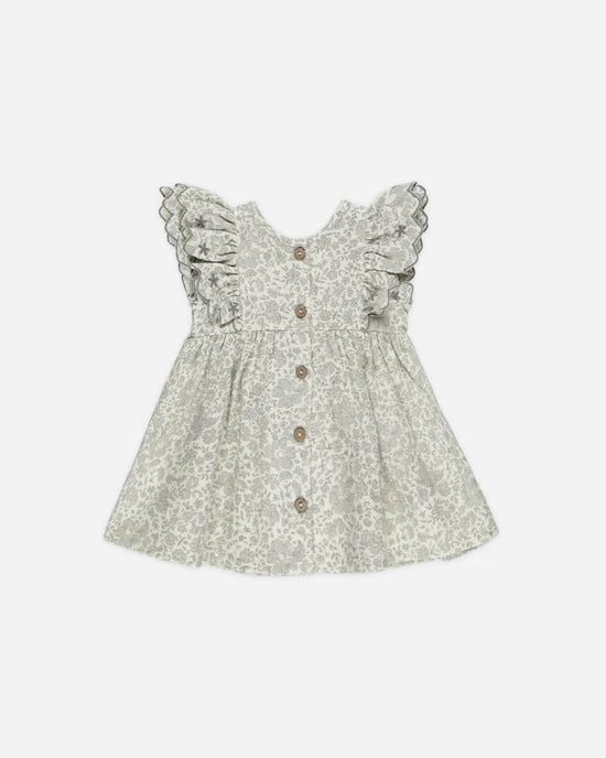 Quincy Mae Alina Dress | Blue Blossom