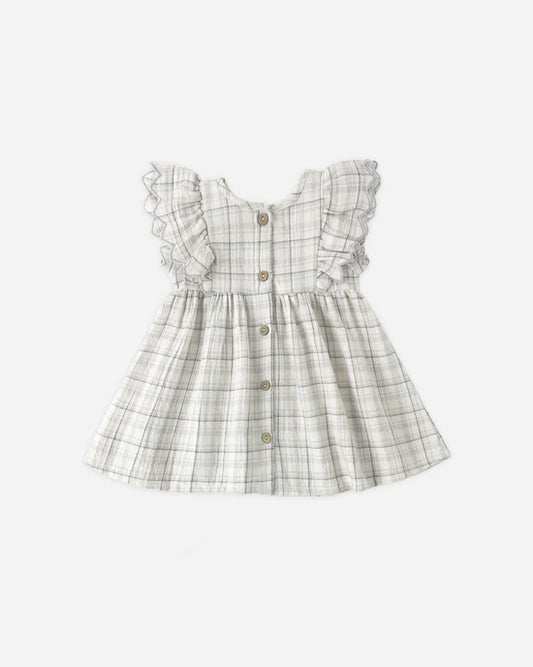 Alina Dress Blue Plaid