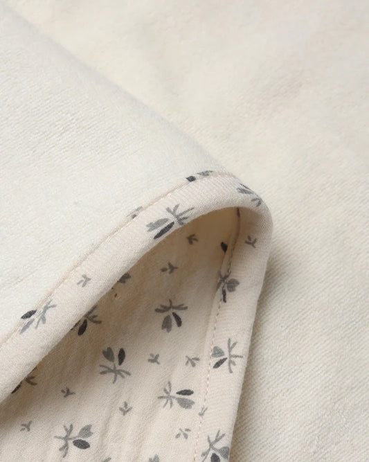 Quincy Mae Burp Cloth 2 Pack - Bluebell & Blue Gingham