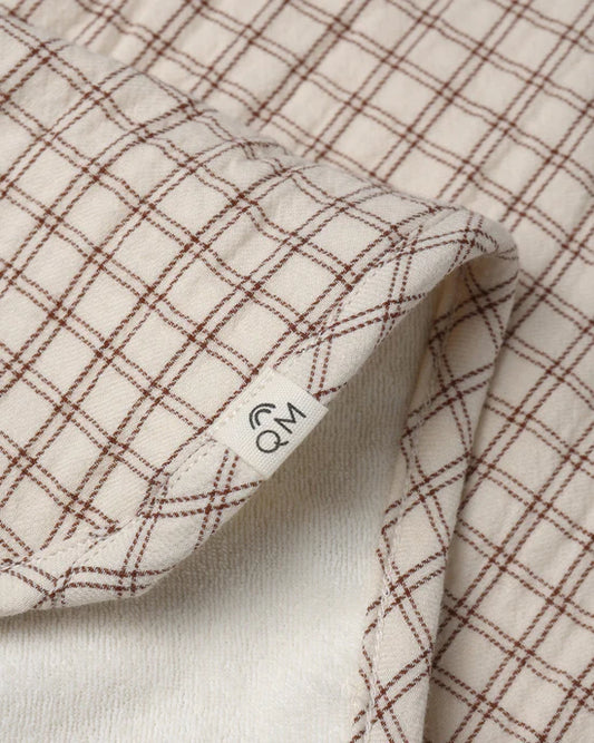 Quincy Mae Burp Cloth 2 Pack - Bunnies & Cedar Check