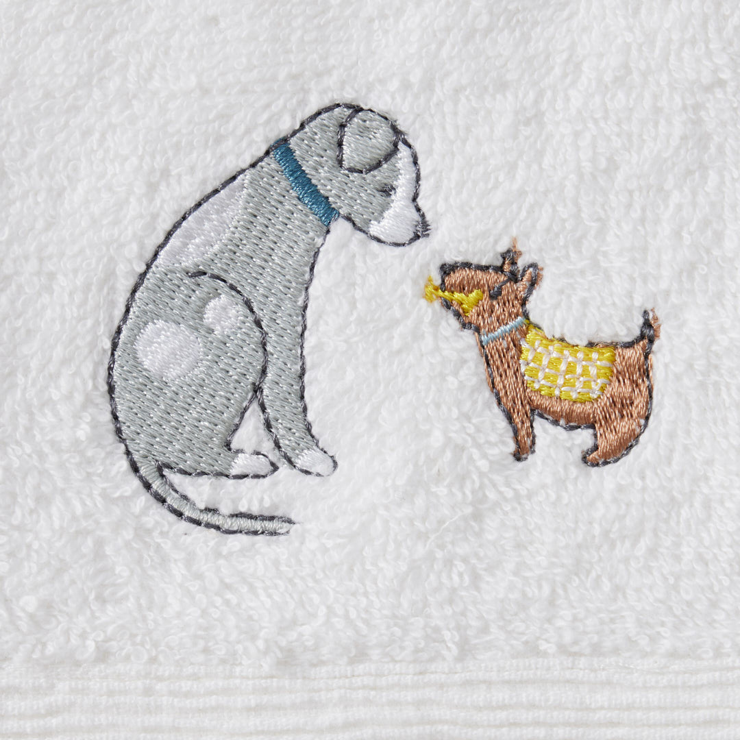 Puppy Play Bath Towel & Face Washer