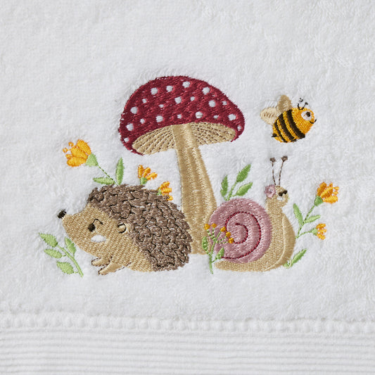Mushroom Meadow Bath Towel & Face Washer