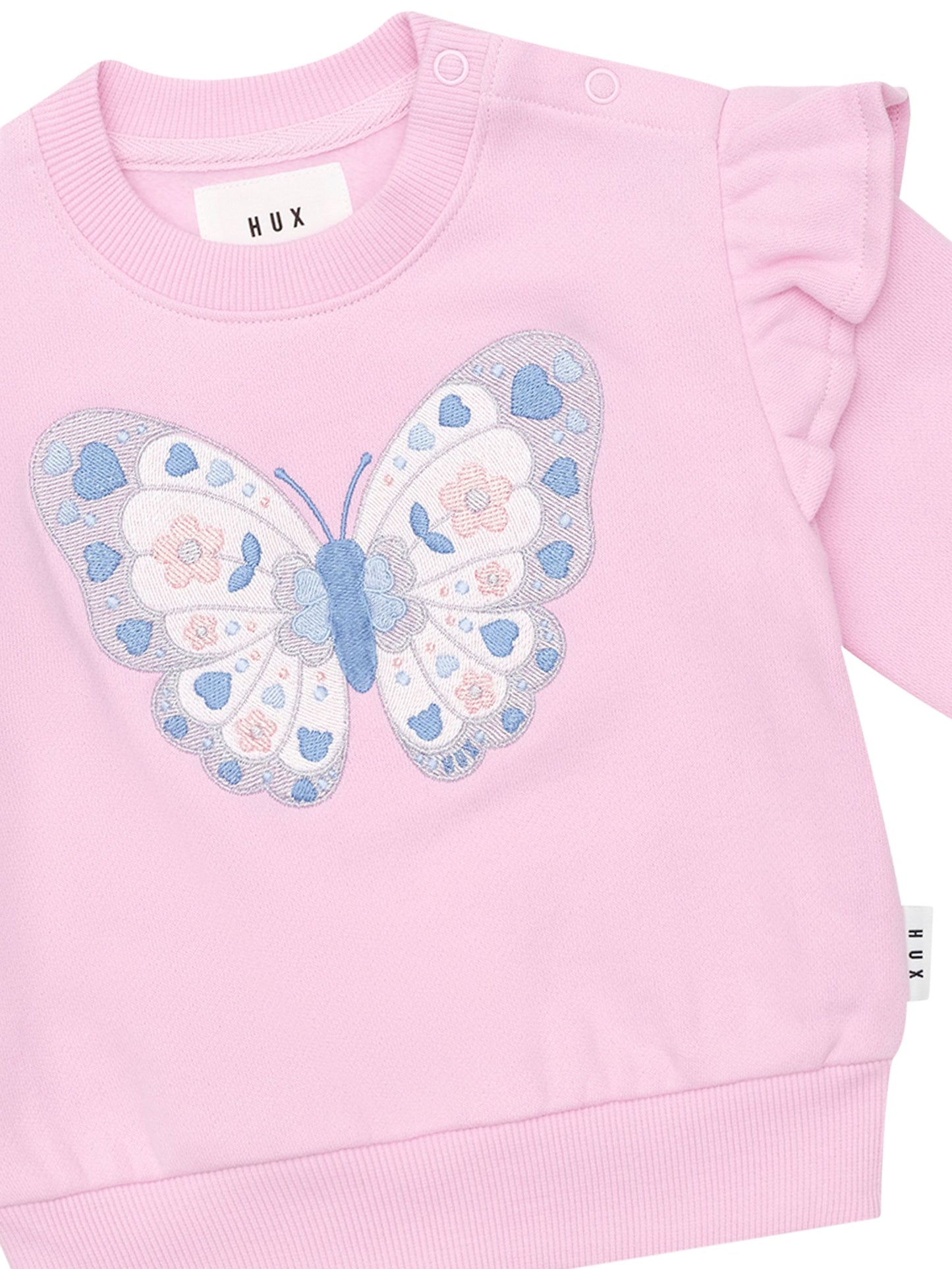 Huxbaby Butterfly Frill Sweatshirt | Bloom