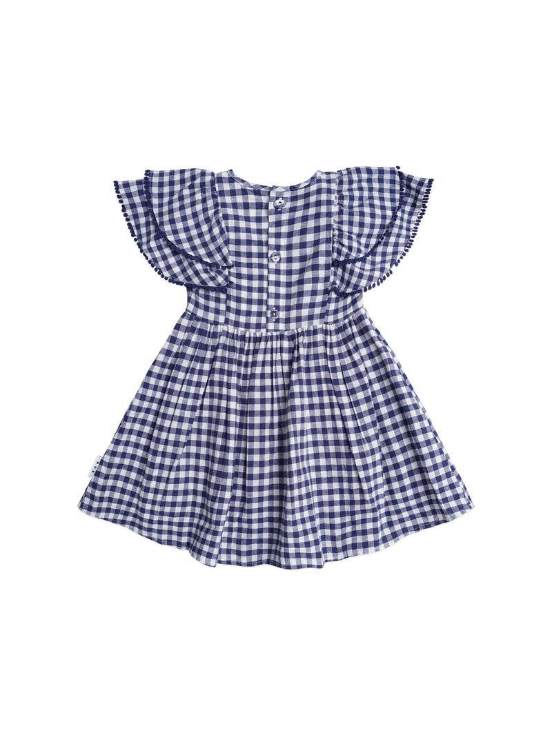 Huxbaby Cherry Pie Frill Dress Check