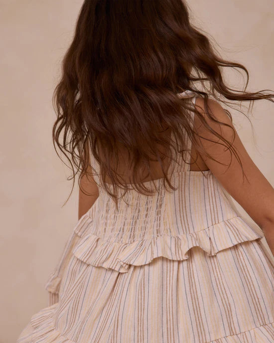 Rylee & Cru Ruffle Swing Dress | Summer Stripe