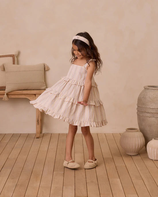 Rylee & Cru Ruffle Swing Dress | Summer Stripe