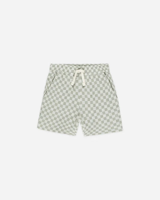 Rylee & Cru Bermuda Short | Sage Check