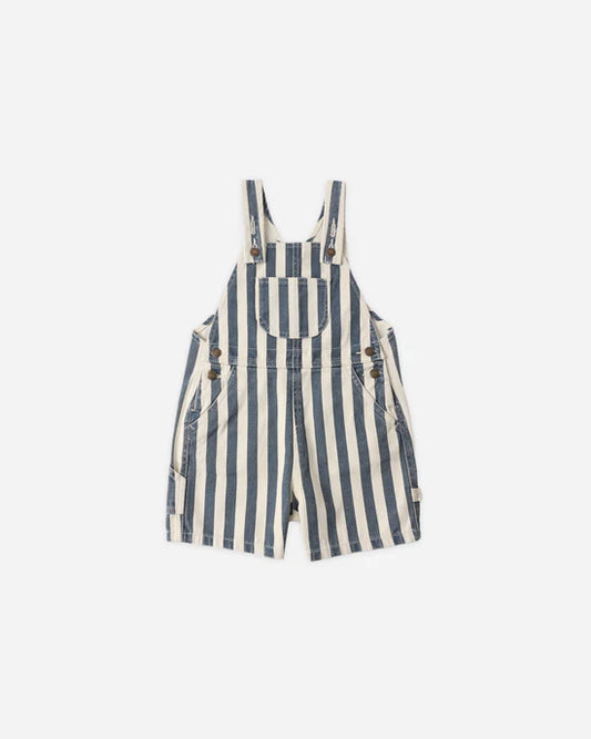 Denim Shortall - Navy Stripe