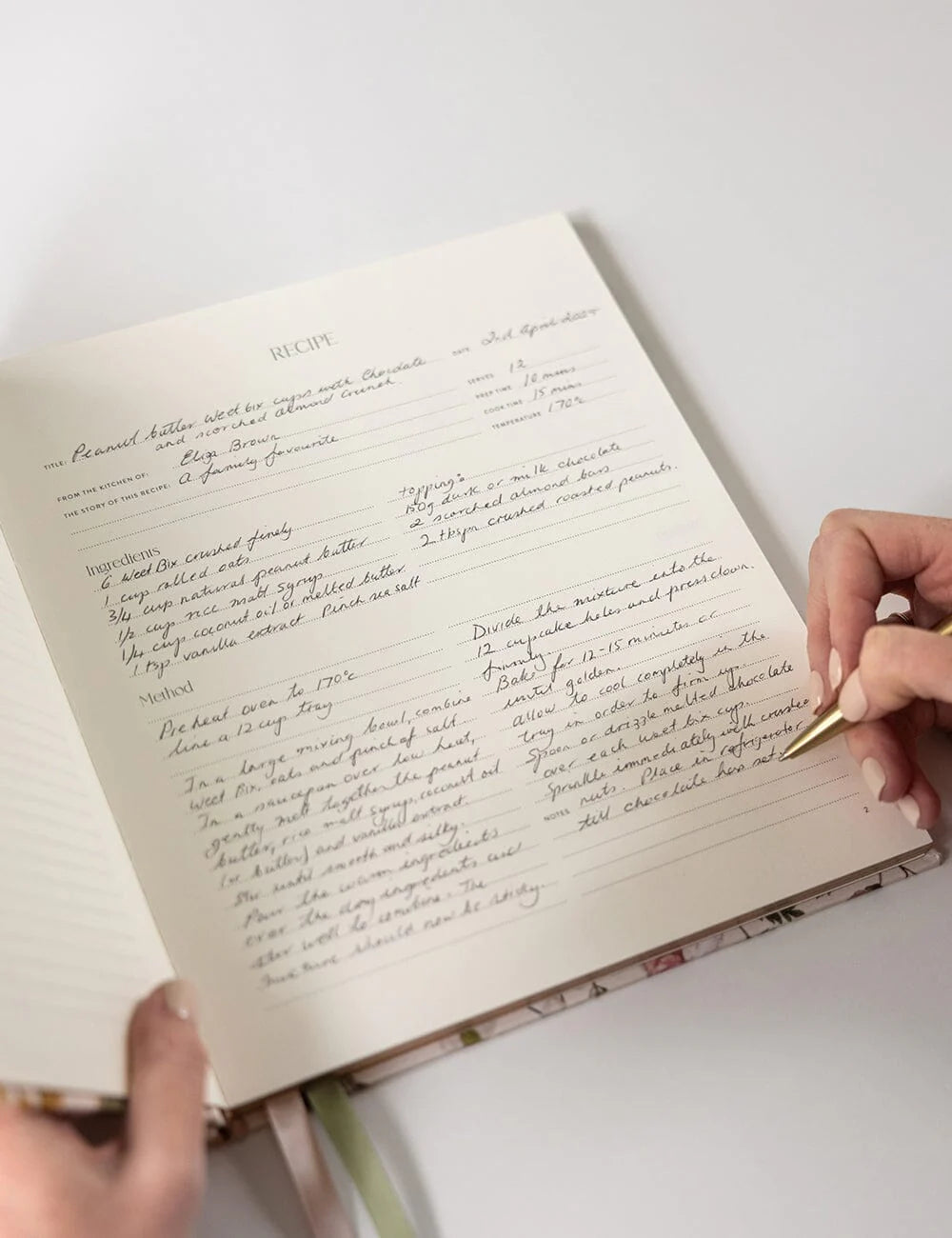 Heirloom Recipe Book Journal