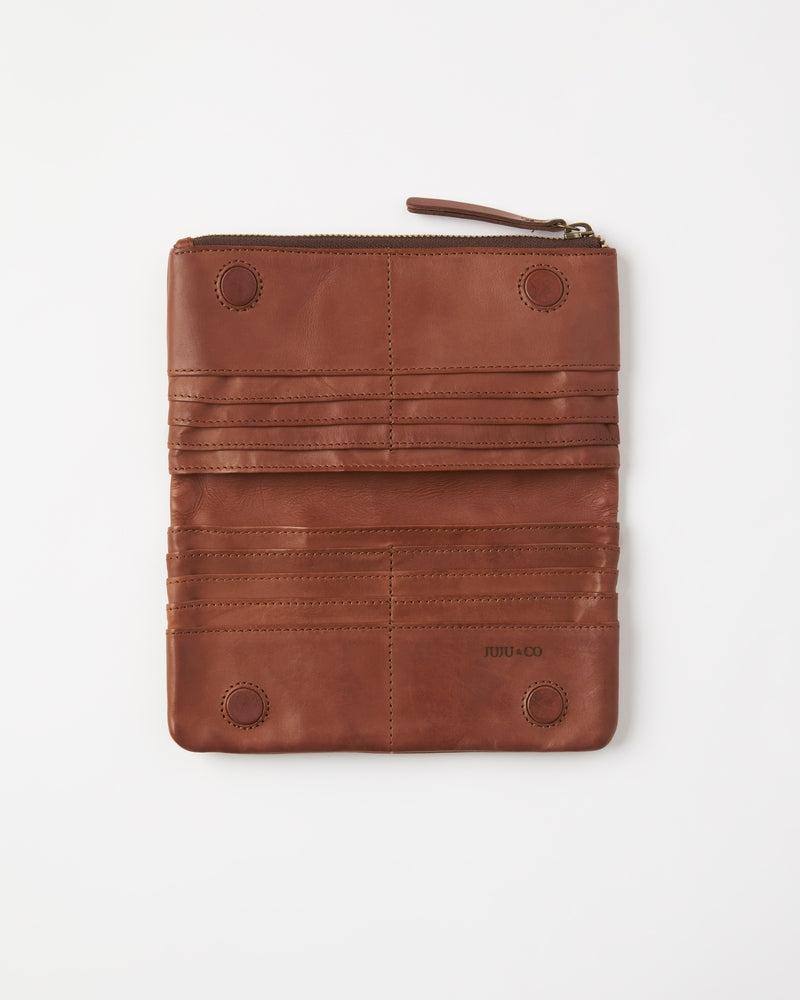 Juju & Co. Large Capri Wallet Cognac