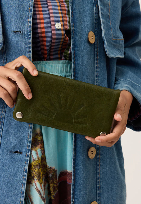 Nancybird Pearl Wallet | Khaki