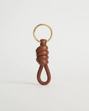 Load image into Gallery viewer, Clover Key Ring - Cognac
